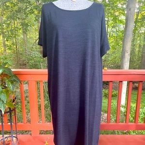 Gap black shift dress (large)